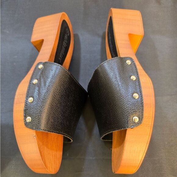 BRAND NEW OLIVER MILLER WOMEN'S HEELS SLIP-ON OPEN-TOE PLATFORM SANDAL - Picture 8 of 13